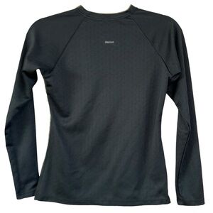 Marmot Black Pull Over Long Sleeve Shirt Women’s S Running Workout Outdoorsy